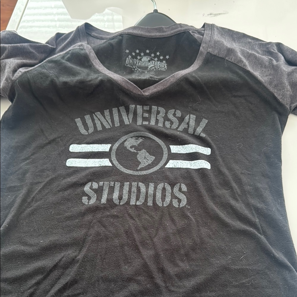 Universal  Black and Gray Shirt